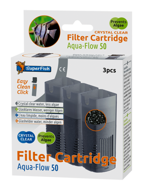 Superfisch Aquaflow 50 Crystal Clear CARTRIDGE (3 Stck.)